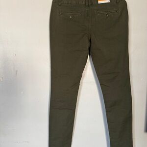 NWT MOSSINO women’s Olive Green Slim Fit Pants